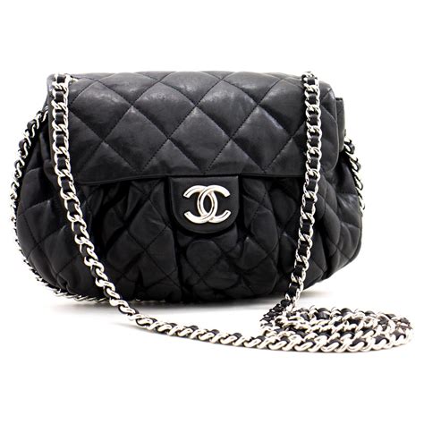 chanel chain scratch leather|Chanel handbags on chain.